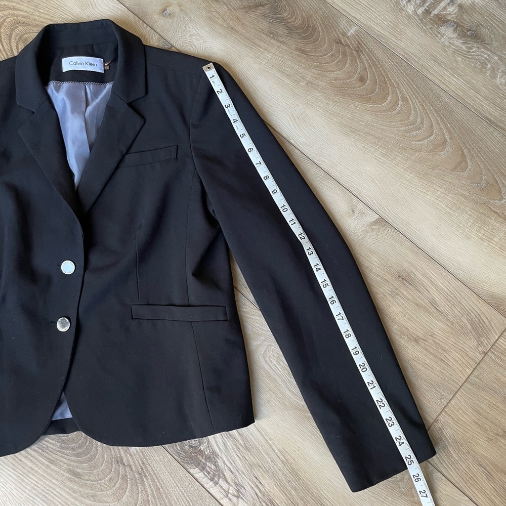 Calvin Klein Black Two Button Blazer - image 8